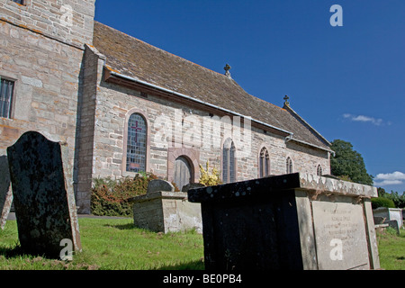 St. Peter und St. Paul Kirche Whitney on Wye, Herefordshire, UK Stockfoto