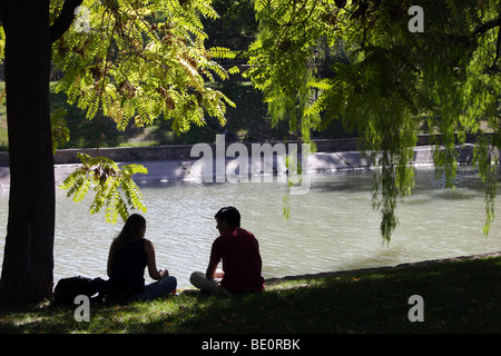 Mendoza: Romantik im park Stockfoto