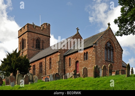 Kirche des Heiligen Nikolaus. Lazonby, Cumbria, England, Vereinigtes Königreich, Europa. Stockfoto