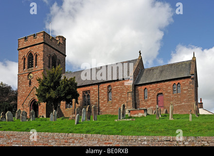 Kirche des Heiligen Nikolaus. Lazonby, Cumbria, England, Vereinigtes Königreich, Europa. Stockfoto