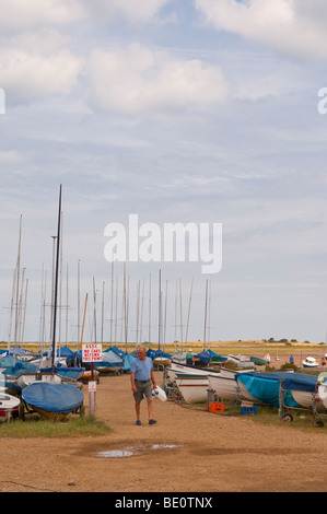 Brancaster Staithe in North Norfolk, Großbritannien Stockfoto