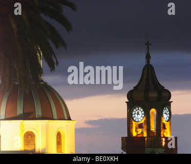 Iglesia de Nuestra Señora De La Concepción in La Orotava auf Teneriffa auf den Kanarischen Inseln. Stockfoto