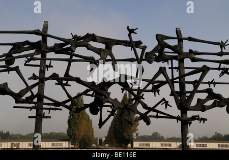 International-Denkmal-Skulptur von Nandor Glid, KZ Dachau, Deutschland Stockfoto