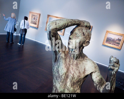 Scupture von Rodin im Wallraf-Richartz-Museum in Köln Stockfoto