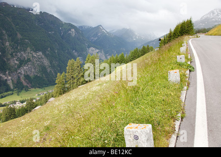 Großglockner Hochalpenstraße in Österreichische Alpen Stockfoto