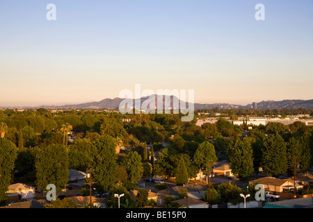 San Fernando Valley von Panorama City, Los Angeles, Kalifornien, USA Stockfoto