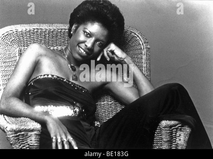 NATALIE COLE - Promo-Foto (1950-2015) der US-Sängerin über 1987 Stockfoto