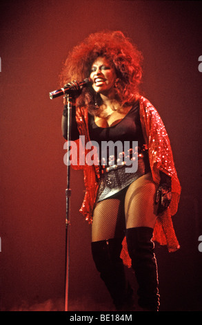 CHAKA KHAN amerikanische Sänger etwa 1987 Stockfoto