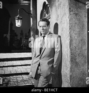 Gefahr Mann - Patrick McGoohan als John Drake in der britischen TV-Serie 1964-66 Stockfoto