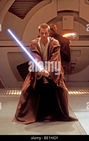 STAR WARS - EPISODE 1 des PHANTOM MENACE 1999 TCF-Films mit Ewan McGregor Stockfoto