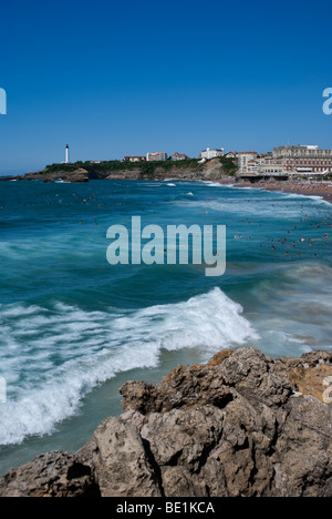 Biarrizt in der französischen zahlt Basken Stockfoto