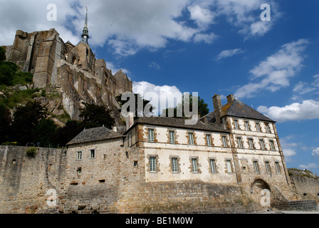 Normandie-Abtei von mont saint Michel Stockfoto