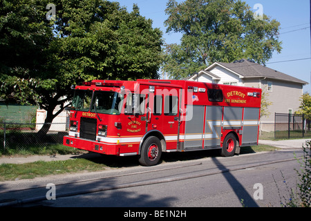 Taktische Man Power Rescue Squad 4 Detroit Feuerwehr Detroit Michigan, durch Dembinsky Foto Assoc Stockfoto