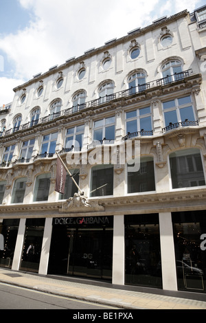 Außenseite des dolce & Gabbana Stores auf alten Bond street Mayfair London uk Stockfoto