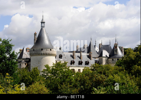 Schloss Chaumont, Chaumont-sur-Loire, Loire-Tal UNESCO Welterbe, Loir-et-Cher, Touraine, Frankreich, internationale Garten Festi Stockfoto