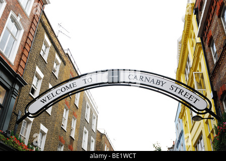 CARNABY STREET ZEICHEN Stockfoto