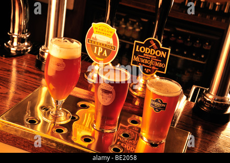 Brauerei Bier in der Kneipe Red Lyon, Hurley, Berkshire, UK Stockfoto