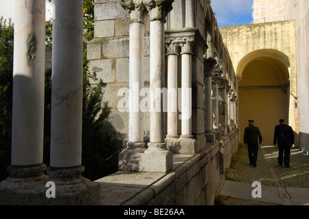 Capela Dos Ossos (Knochenkapelle) in die Kirche St. Franziskus, Evora. Alentejo, Portugal Stockfoto