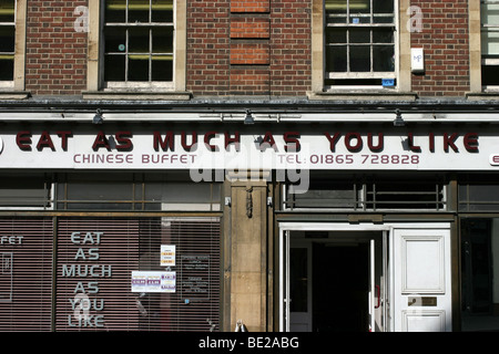 Essen Sie soviel Sie mögen, chinesisches Restaurant Stockfoto