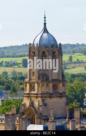 Oxford City Skyline und Christ Church College Tom Tower Stockfoto