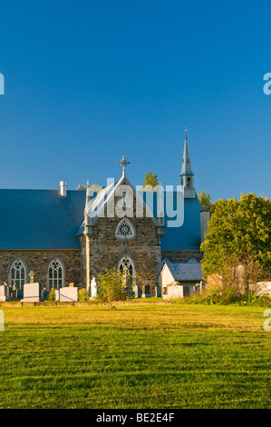 Kirche des Dorfes Grondines Mauricie Region Quebec Kanada Stockfoto