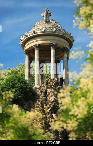 SYBILLE TEMPEL, BUTTES CHAUMONT, PARIS Stockfoto