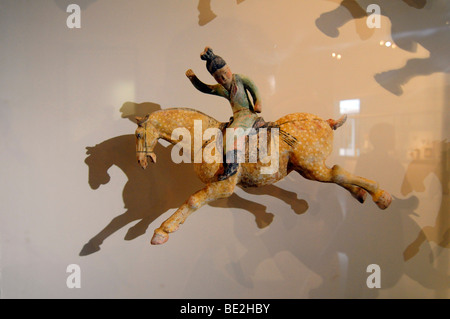 Innere des Musée Guimet, ein Museum für asiatische Kunst in Zentral-Paris, Frankreich. Stockfoto