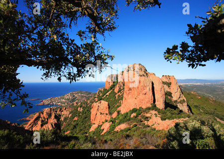 ESTEREL-GEBIRGE, VAR, FRANKREICH Stockfoto