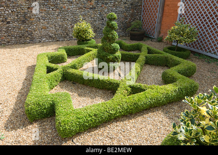 Formschnitt wenig Hall Lavenham Suffolk UK Stockfoto