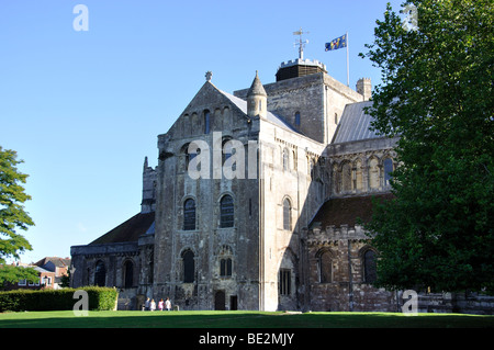 Romsey Abbey, Romsey, Hampshire, England, Vereinigtes Königreich Stockfoto