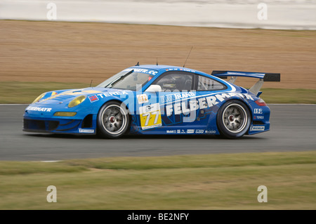 Porsche 997 GT3 RSR, Richard Lietz am Steuer Stockfoto