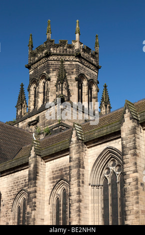 Großbritannien, England, Staffordshire, Stafford, Saint Marys Collegiate Church außen Stockfoto
