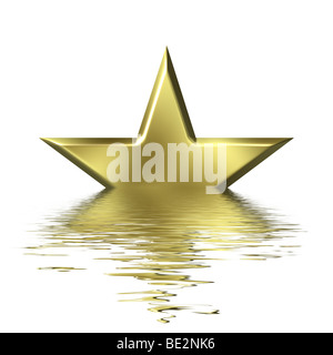 Sinkender Stern Stockfoto