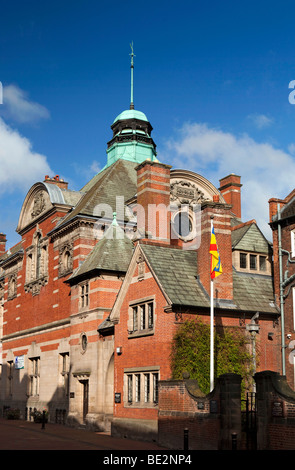 Großbritannien, England, Staffordshire, Stafford, Martin Street, Kreisrat Gebäude, entworfen von Thomas Hare Stockfoto