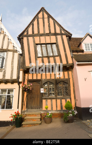 Das krumme Haus Lavenham Suffolk UK Stockfoto