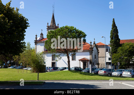 Lapa Kapelle - ein Museum für sakrale Kunst (Museu de Arte Sacra) in Vila Nova de Famalicão, Portugal. Stockfoto