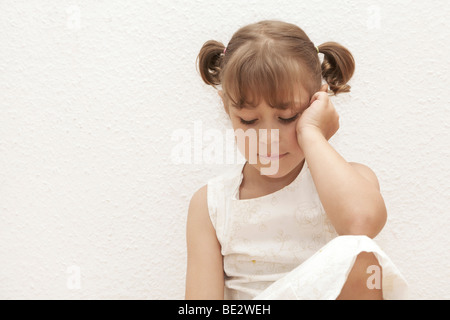 Sechs-Jahr-altes Mädchen Stockfoto