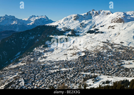 Verbier, Wallis, Quatre Vallées Region, Berner Alpen, Schweiz Stockfoto