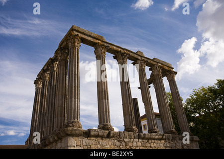 Römische Tempel der Diana in Evora, Alentejo, Portugal, Europa Stockfoto