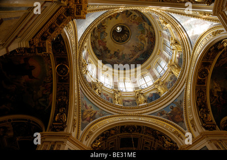 Kuppel der St. Isaaks Kathedrale, Sankt Petersburg, Russland, Europa Stockfoto