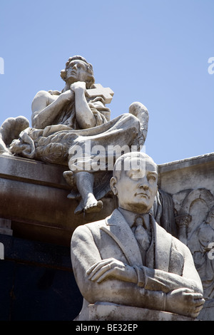 Gräber im Friedhof von Recoleta, Buenos Aires, Argentinien Stockfoto