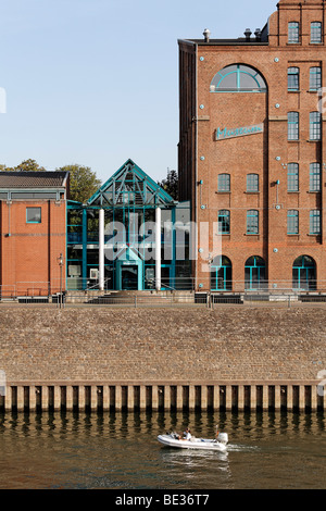 Kultur Und Stadthistorisches Museum kulturelle und historische Museum der Stadt, ehemalige Lagerhalle, Innenhafen, Duisburg, Ruhr Stockfoto