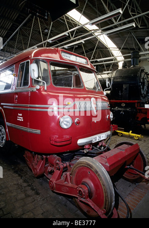 Reichsbahn-Schienenbus, ab 1920 Eisenbahn Museum Bochum-Dahlhausen Ruhr Bereich, North Rhine-Westphalia, Deutschland, Europa Stockfoto