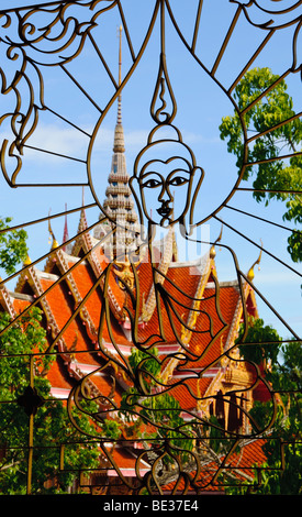 Watt Prok ein buddhistischer Tempel in Thailand Ta Luang in der Nähe von Damnoen Saduak Stockfoto