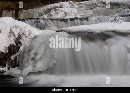 Willow fällt, Willow River State Park, Wisconsin, USA. Stockfoto