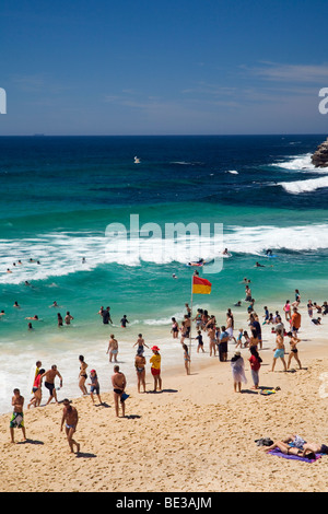 Sommer-Auflauf am Bronte Beach. Sydney, New South Wales, Australien Stockfoto