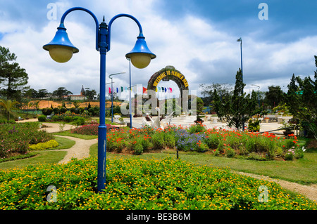 Blume-Park, Botanischer Garten, Dalat, Hue, Vietnam, Asien Stockfoto