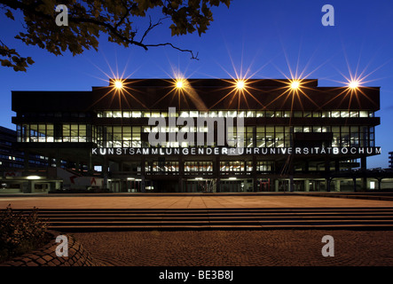 Gebäude mit der Kunstsammlung von der Ruhr-Universität Bochum, Bochum, Ruhr, Nordrhein-Westfalen, Deutschland, Europa Stockfoto