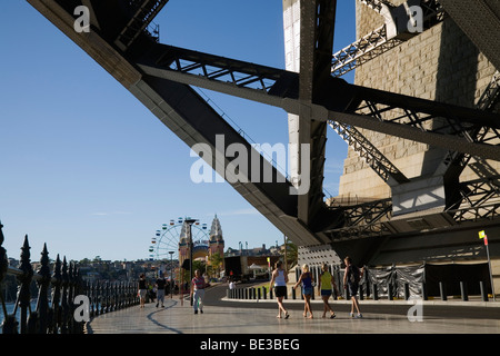 Unter der Harbour Bridge an Milson der Punkt, an der Nordküste Sydneys. Sydney, New South Wales, Australien Stockfoto