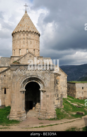 Historische armenische orthodoxe Kirche Tatev Kloster in der Nähe von Goris, Armenien, Asien Stockfoto